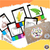 CLIP THE CARD - COLOURS - VEGETABLES - Monkey Minds