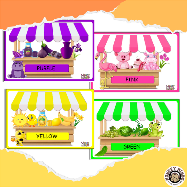 LEARNING POSTERS - COLOURS - Monkey Minds
