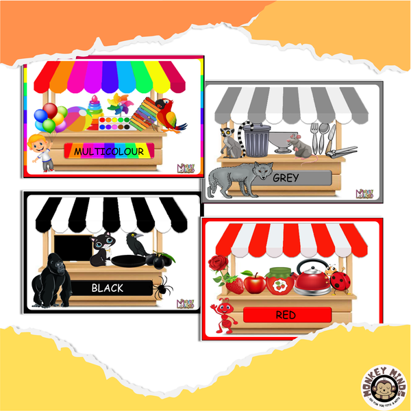 LEARNING POSTERS - COLOURS - Monkey Minds