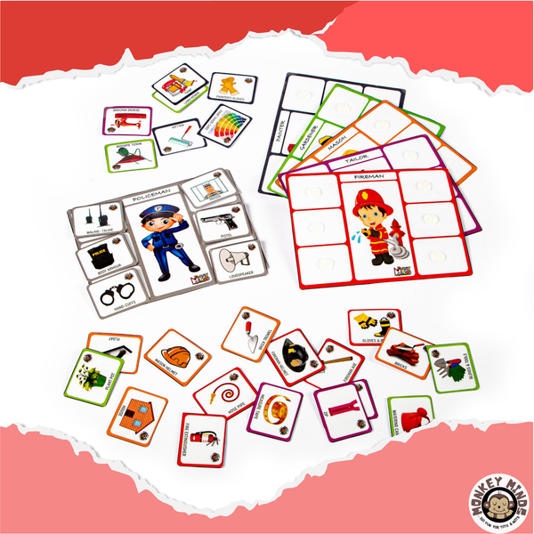 SORTING MATS - KNOW YOUR COMMUNITY HELPERS - 2 - Monkey Minds