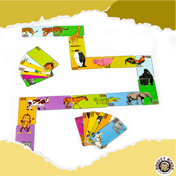 DOMINOES - ANIMAL HALVES - Monkey Minds