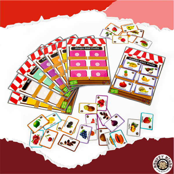 SORTING MATS - KNOW YOUR FRUITS -2 - Monkey Minds