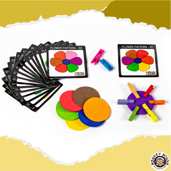 PATTERN & SEQUENCE - FLOWER CLIPS - Monkey Minds