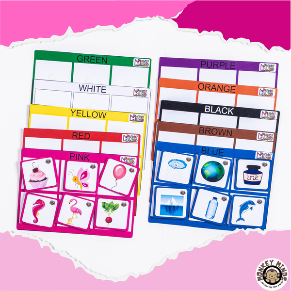 SORTING MATS - KNOW YOUR COLOURS - Monkey Minds