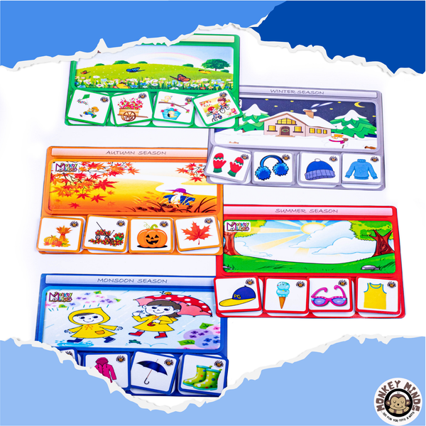 SORTING MATS - KNOW YOUR SEASONS - Monkey Minds