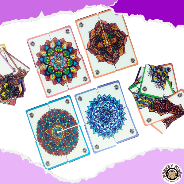 PUZZLE - 4 PIECE - MANDALAS - Monkey Minds