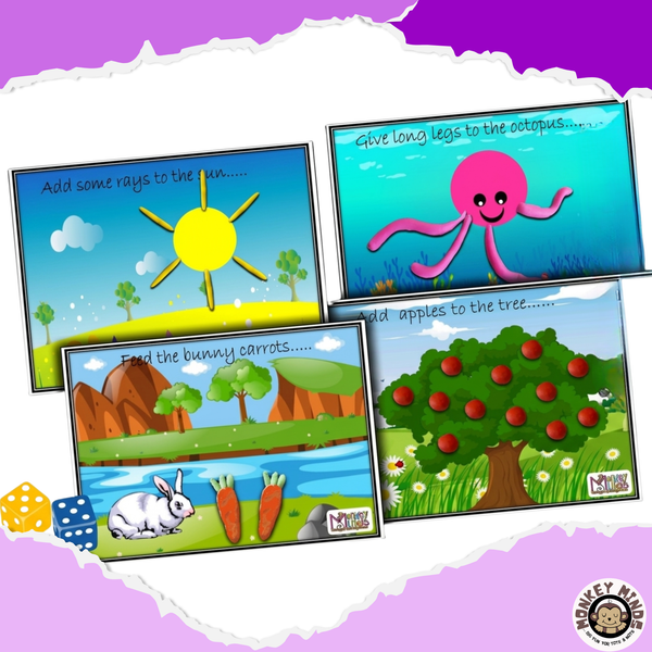 PLAYDOUGH MATS - EARLY NUMERACY - Monkey Minds