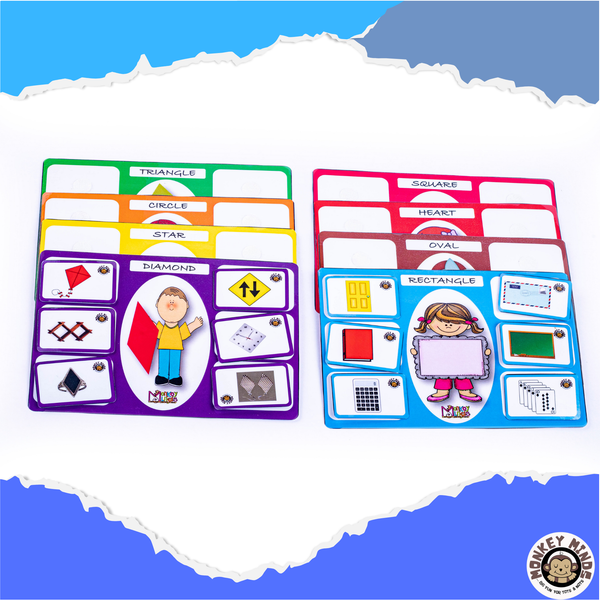 SORTING MATS - KNOW YOUR SHAPES - Monkey Minds