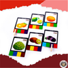CLIP THE CARD - COLOURS- FRUITS - Monkey Minds
