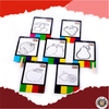 CLIP THE CARD - COLOURS- FRUITS - Monkey Minds