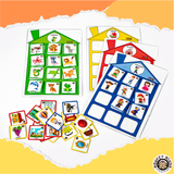 LANGUAGE - WORD FAMILY HOUSES - NOUNS - Monkey Minds