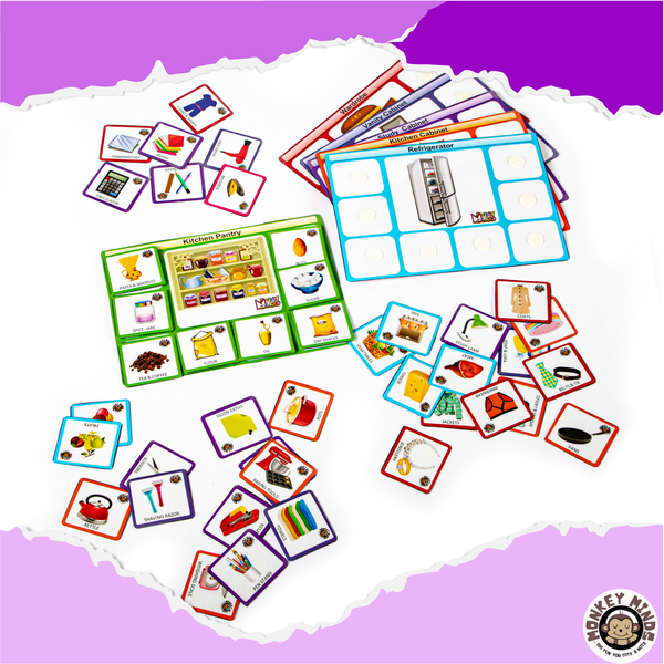 SORTING MATS - KNOW WHERE TO STORE - Monkey Minds