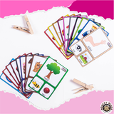CLIP THE CARD - RHYMING WORDS - 1 - Monkey Minds