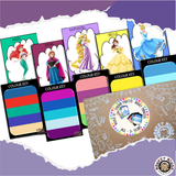 MATCH IT - COLOUR PALETTE - DISNEY PRINCESS - Monkey Minds
