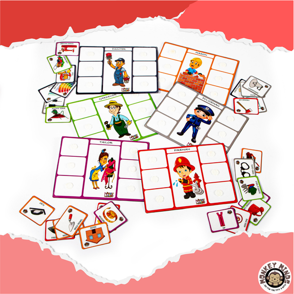 SORTING MATS - KNOW YOUR COMMUNITY HELPERS - 2 - Monkey Minds
