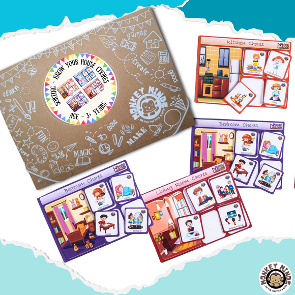 SORTING MATS - KNOW YOUR HOUSE CHORES - Monkey Minds