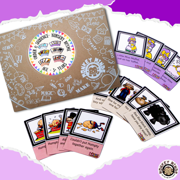 ORDER & SEQUENCE - NURSERY RHYME SEQUENCING - Monkey Minds