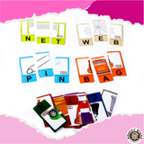 STRIP PUZZLES - WORD FLUENCY - 3 LETTERS - Monkey Minds