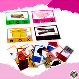 STRIP PUZZLES - WORD FLUENCY - 3 LETTERS - Monkey Minds