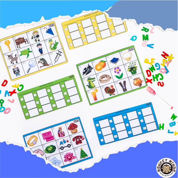 LANGUAGE - LETTER SOUND MATS - Monkey Minds