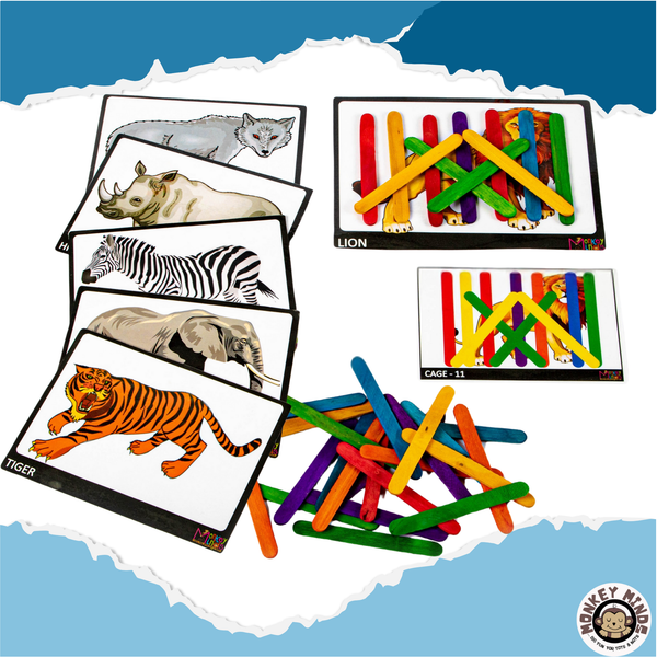 PATTERN & SEQUENCE - ANIMAL ZOO - Monkey Minds