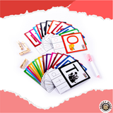 CLIP THE CARD - ALPHABET SMALL SERIES - Monkey Minds
