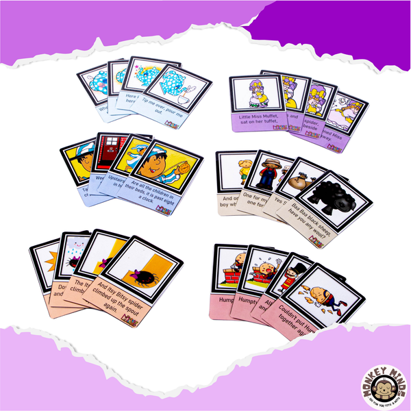 ORDER & SEQUENCE - NURSERY RHYME SEQUENCING - Monkey Minds