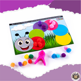 MATCH IT - COLOURFUL CATERPILLAR - Monkey Minds