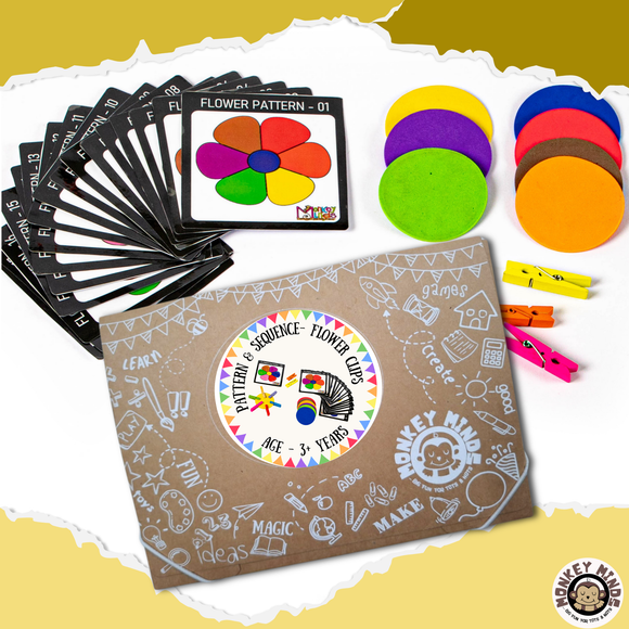 PATTERN & SEQUENCE - FLOWER CLIPS - Monkey Minds
