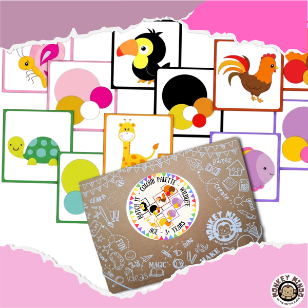 MATCH IT - COLOUR PALETTE - WILDLIFE - Monkey Minds
