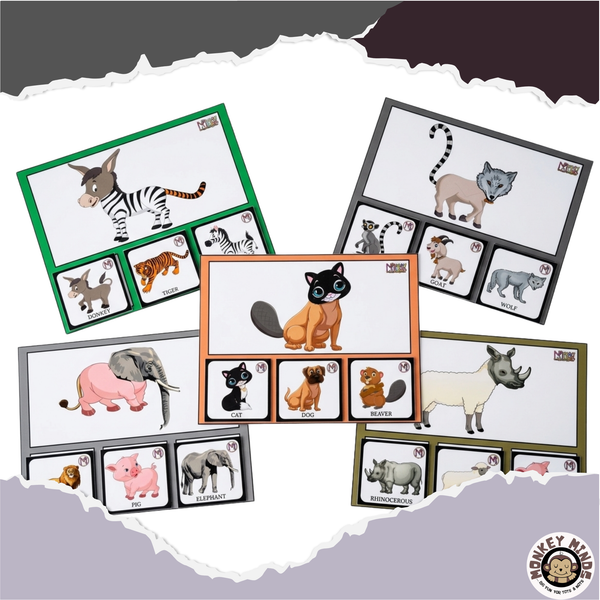 MATCH IT - FUNNY ANIMALS MIX UP - Monkey Minds