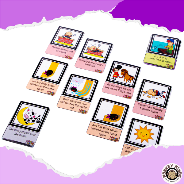 ORDER & SEQUENCE - NURSERY RHYME SEQUENCING - Monkey Minds