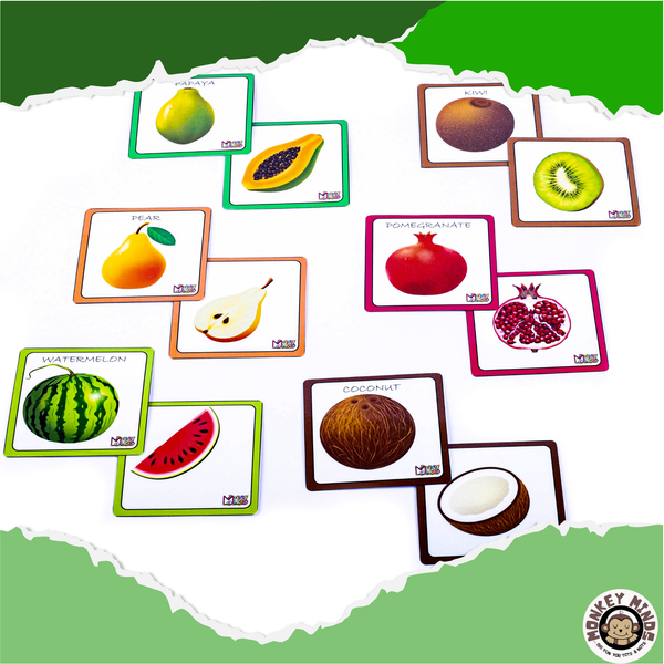 MATCH IT - SLICE THE FRUITS - Monkey Minds