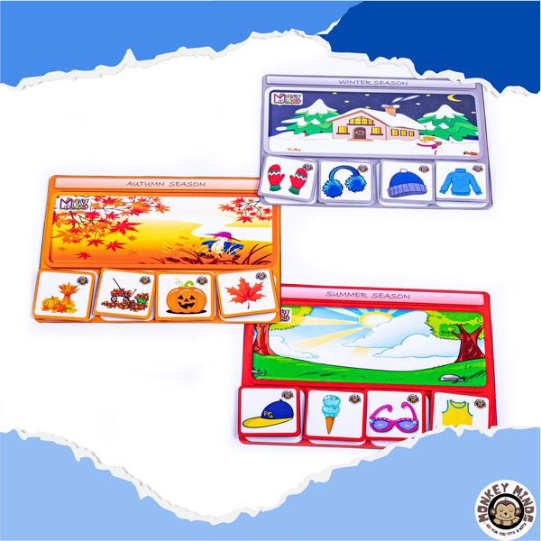SORTING MATS - KNOW YOUR SEASONS - Monkey Minds