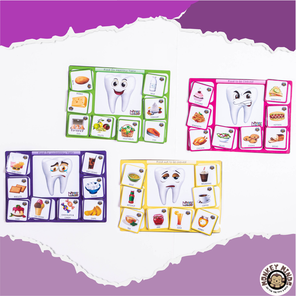 SORTING MATS - KNOW YOUR TEETH - Monkey Minds