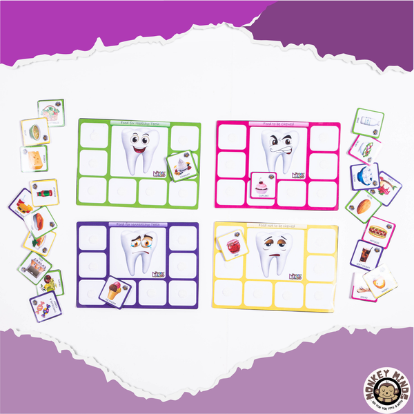 SORTING MATS - KNOW YOUR TEETH - Monkey Minds