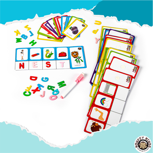 LANGUAGE - BUILD A WORD - 4 LETTERS - Monkey Minds