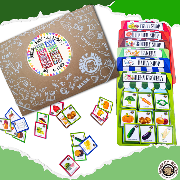 SORTING MATS - KNOW YOUR STORES - 1 - Monkey Minds