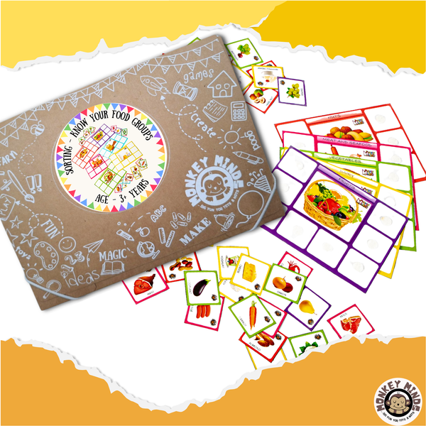 SORTING MATS- KNOW YOUR FOOD GROUPS - Monkey Minds