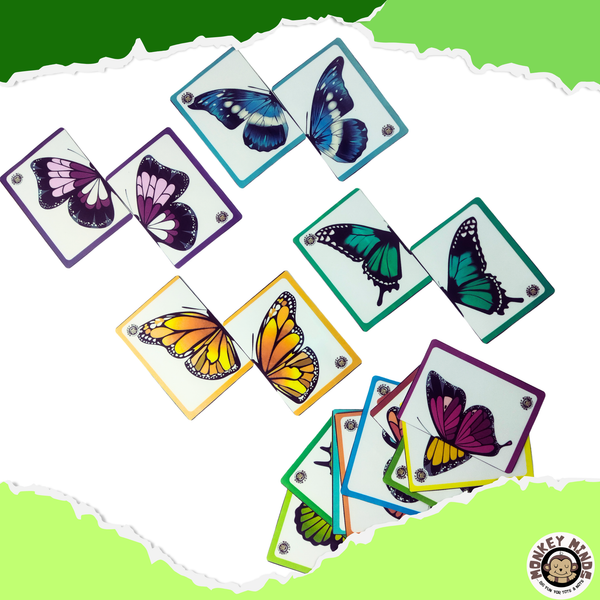 PUZZLE - 2 PIECE - BUTTERFLIES - Monkey Minds