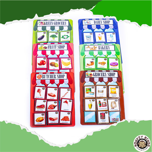 SORTING MATS - KNOW YOUR STORES - 1 - Monkey Minds