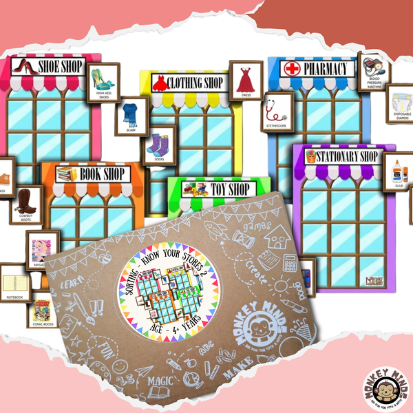 SORTING MATS - KNOW YOUR STORES - 2 - Monkey Minds