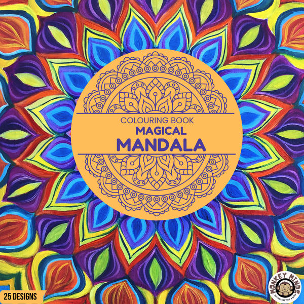 COLOURING BOOK - MAGICAL MANDALAS - Monkey Minds