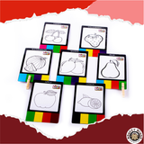 CLIP THE CARD - COLOURS  - FRUITS - Monkey Minds