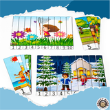 STRIP PUZZLES - NUMBERS 1 -10 - SEASONS - Monkey Minds