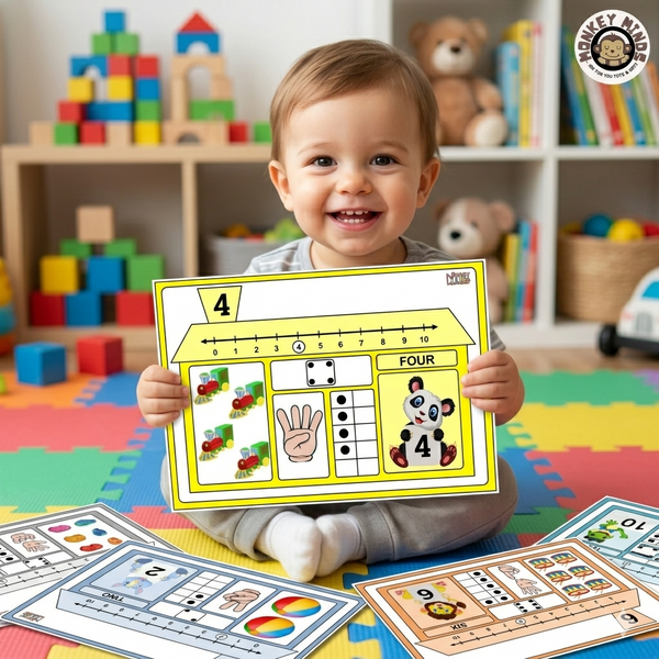 LEARNING POSTERS - NUMBERS - Monkey Minds